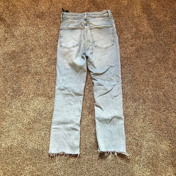 Zara High Rise Button Fly Jeans - Picture 4 of 5